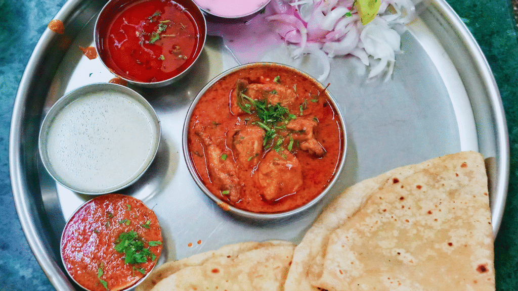  Kolhapuri maharastra Cuisine Spread